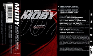 Moby James Bond Theme (Re-Version) United Kingdom Cassette single CMUTE 210 product image photo cover number 1