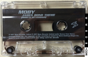 Moby James Bond Theme (Re-Version) United Kingdom Cassette single CMUTE 210 product image photo cover number 2